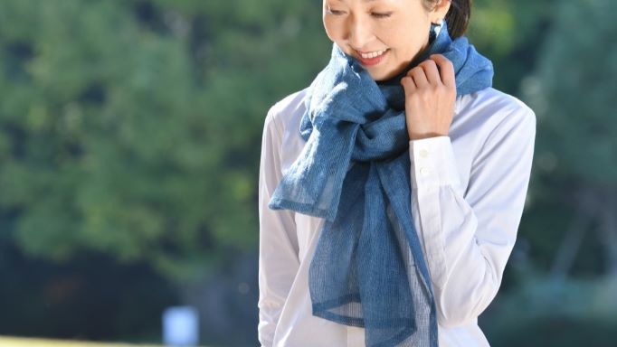 復活さらに値下げ！株式会社ヒーリング ヘンプアースストール なめし